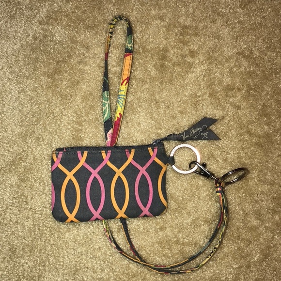 USED Vera Bradley Lanyard w ID/Card/Money/Coin - Picture 2 of 8